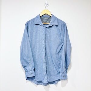 CALVIN KLEIN Patterned blue shirt